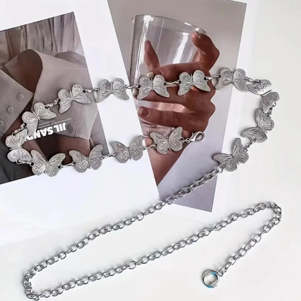 Vintage Butterfly Waist Chain Belt